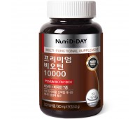 Nutri D-Day Premium Biotin 10000 45g 90 Tablets 