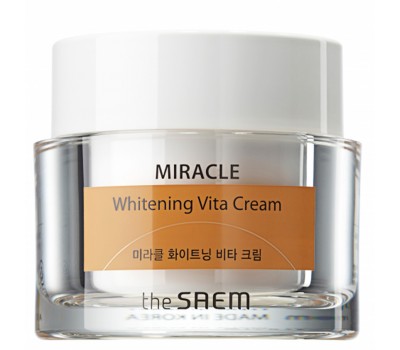 The Saem Miracle Крем Miracle Whitening Vita Cream 50ml - Ночной осветляющий крем с витаминами