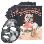 Elizavecca Witch Piggy Hell Pore Black Solution Bubble Serum Mask Pack 5pc-Очищающая пузырьковая тканевая маска.