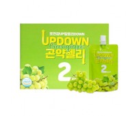 UPDOWN Green Grape Konjac Jelly 150 ml ( 10 ea ) - диетическое желе для похудения со вкусом винограда 2 kcal 