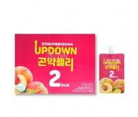 UPDOWN Peach Konjac Jelly 150 ml ( 10 ea ) - диетическое желе для похудения со вкусом персика 2 kcal 