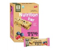 Nutrition Bar 25g (100 kcal  * 20 bars ) - диетические батончики со вкусом ягод и орехов
