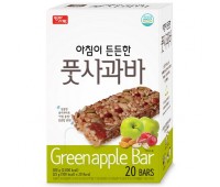 GreenApple Bar 25g (100 kcal  * 20 bars ) - диетические батончики со вкусом яблока и орехов