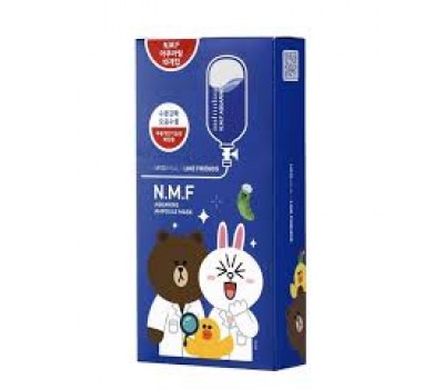 Mediheal Line Friends N.M.F Aquaring Ampoule mask/ Маска для жирной и сухой кожи 10шт