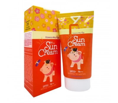 Elizavecca MIlky Piggy Sun Cream SPF50+ PA +++/ Солнцезащитный крем 50мл