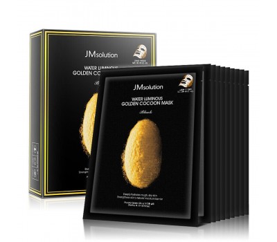 JMsolution Water Luminous Golden Cocoon Mask/ Маска для лица с экстрактом золотого шелкопряда 10шт