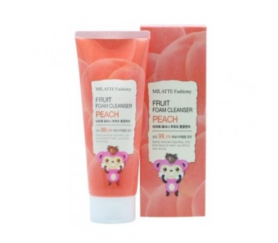 Milatte Fashiony Fruit Foam Cleanser Peach 150ml