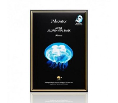 JM Solution Active Jellyfish Vital Mask/ Укрепляющие тканевые маски с экстрактом медузы 10 шт