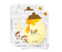 Bombee Whitening Honey Mask Pack/ Осветляющие маски для лица с экстрактом меда 10шт