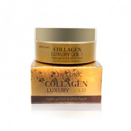 3W Clinic Collagen Luxury gold Hydrogel EYE& Spot patch/ Гидрогелевые патчи с коллагеном и золотом