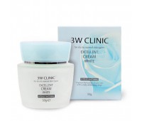 3W Clinic Excellent White cream/ Отбеливающий и увлажняющий крем 50г
