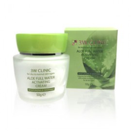 3W Clinic Aloe full water activating cream 50g