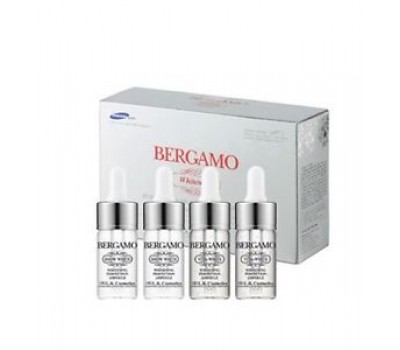 Bergamo Snow White & Vita-white whitening perfection ampoule set/ Осветляющий ампульный сет