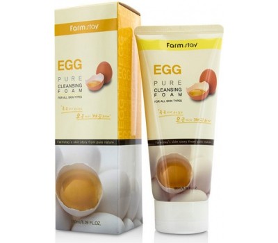 Farm Stay EGG Pure Cleansing Foam/ Пенка для умывания с яйцом 180мл