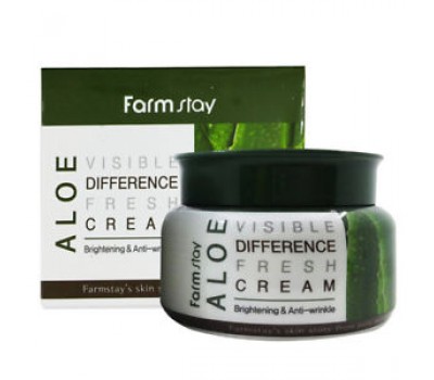 Farm Stay Aloe Visible Difference fresh cream/ Крем с экстрактом алое 100г
