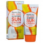 Farm Stay Oil-Free UV Defence Sun cream SPF50+ PA+++/ Солнцезащитный обезжиренный крем 70мл