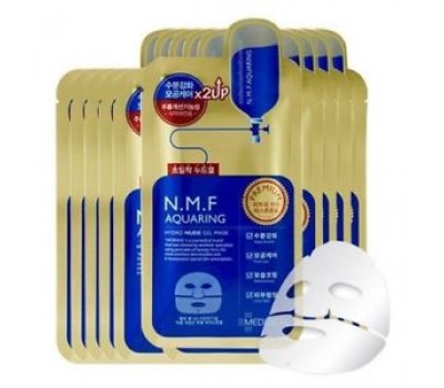 MEDIHEAL NMF Aquaring Hydro nude gel mask/ Увлажняющая маска для лица 10шт