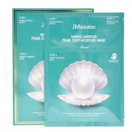 JMsolution Marine Luminous Pearl Deep Moisture Mask/ Глубоко увлажняющая маска для лица с экстрактом белого жемчуга 10шт