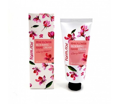 Farm stay Pink Flower Blooming Hand Cream Cherry Blossom/ крем для рук с экстрактом цветов вишни 100мл