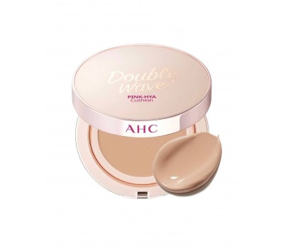 AHC Double Wave Pink-Hya Cushion Foundation No.21 15g+15g refill - Кушон 15г+15г рефил