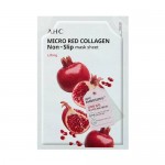AHC Micro Red Collagen Non-Slip Mask Sheet Lifting 10ea x 33ml - Тканевая маска с экстрактом граната 10шт х 33мл