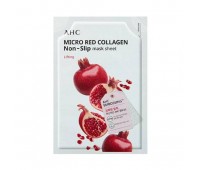 AHC Micro Red Collagen Non-Slip Mask Sheet Lifting 10ea x 33ml - Stoffmaske mit Granatapfelextrakt 10pcs x 33ml AHC Micro Red Collagen Non-Slip Mask Sheet Lifting 10ea x 33ml 