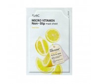 AHC Micro Vitamin Non-Slip Mask Sheet Tone Care 10ea x 33ml - Feuchtigkeitsspendende Stoffmaske 10pcs x 33ml AHC Micro Vitamin Non-Slip Mask Sheet Tone Care 10ea x 33ml