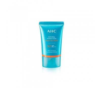 AHC NATURAL PERFECTION MOIST SUN CREAM SPF 50+PA++++ 50ml - УВЛАЖНЯЮЩИЙ СОЛНЦЕЗАЩИТНЫЙ КРЕМ 50мл