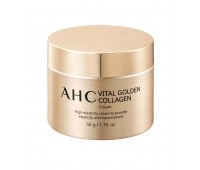 AHC Vital Golden Collagen Cream 50g - Укрепляющий крем с коллагеном и пептидами золота 50г