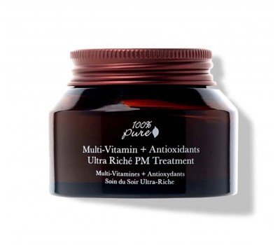 100% PURE Multi-Vitamin + Antioxidants Ultra Riche PM Treatment 42.5g