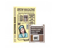 16 Brand Brow Magazine Eyebrow Palettes Jet Black 3.6g