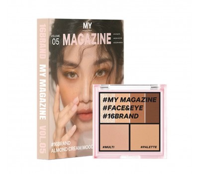 16 Brand Magazine One Step Styling Makeup Palette No.vol 05 7.5g
