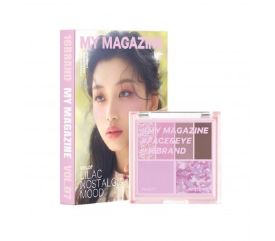 16 Brand Magazine One Step Styling Makeup Palette No.vol 07 7.1g - 7,1g Lidschatten-Palette 16 Brand Magazine One Step Styling Makeup Palette No.vol 07 7.1g