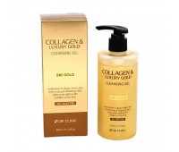 3W Clinic Collagen and Luxury Gold Cleansing Gel 300ml - Gesichtsreinigungsgel 300ml 3W Clinic Collagen and Luxury Gold Cleansing Gel 300ml 