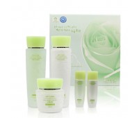 3W Clinic Snail Moist Control Skin Care 3 Set (5 items) - Набор для комплексного ухода за кожей лица с улиточным муцином (5 предметов)