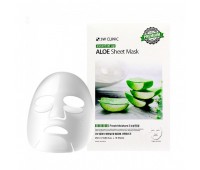 3W CLINIC Essential Up Aloe Sheet Mask 1pack (10pcs) - Увлажняющая маска с Алое