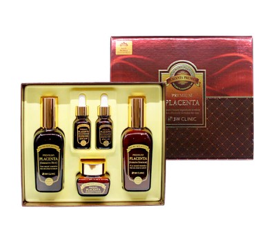 3W Clinic Premium Placenta 3 Items Set.1600ml.