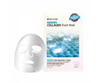 3W CLINIC Essential Up Collagen Sheet Mask 1pack (10pcs) -  анти возрастная маска с коллагеном