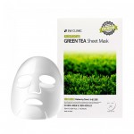 3W CLINIC Essential Up Green Tea Sheet Mask 1pack (10pcs) 