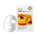 3W CLINIC Essential Up Honey Sheet Mask 1pack (10pcs) - маска с экстрактом меда