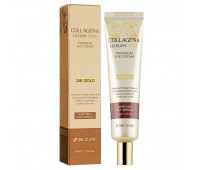 3W CLINIC Collagen and Luxury Gold Premium Eye Cream 40ml - Крем для век с коллагеном и золотом 40мл