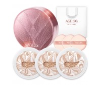 Age 20's Essence Cover Pact Twinkle Limited Edition No.13 White Light Beige 12.5g + 3ea x 12.5g refil - Кушон 12.5г + 3шт х 12.5 рефил