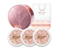 Age 20's Essence Cover Pact Twinkle Limited Edition No.23 Pink Medium Beige 12.5g + 3ea x 12.5g refil - Кушон 12.5г + 3шт х 12.5 рефил