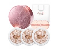 Age 20's Essence Cover Pact Twinkle Limited Edition No.23 White Medium Beige 12.5g + 3ea x 12.5g refil - Кушон 12.5г + 3шт х 12.5 рефил
