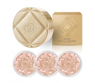 AGE20s New Original Star Edition Essence Cover Champagne Gold No.21 Pink Latte 12.5g + 3ea x 12.5g refill