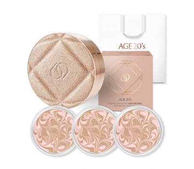 AGE20s New Original Star Edition Essence Cover Rose Gold No.21 Pink Latte 12.5g + 3ea x 12.5g refill