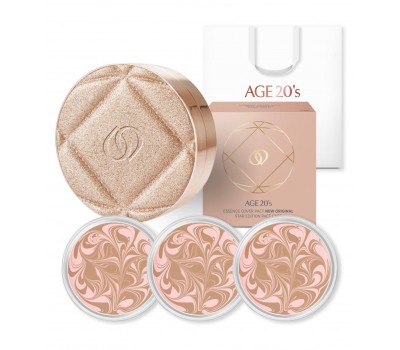 AGE20s New Original Star Edition Essence Cover Rose Gold No.23 Pink Latte 12.5g + 3ea x 12.5g refill