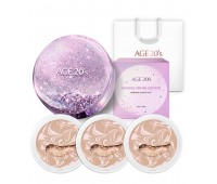 AGE20s Shining Drop Pact Edition Case 12,5g + Refill 3ea x 12,5g SPF50+ PA+++ No.13 Pink Latte