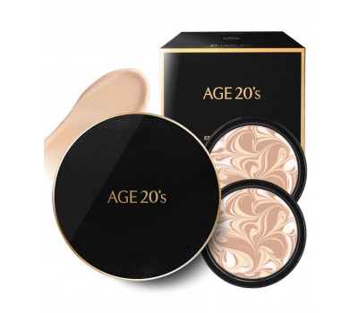 AGE20s Signature Essence Cover Pact Intense Cover 1pack No.21 14g + 2ea x Refill 14g
