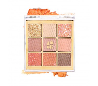 Amok Soft Clay Bean Eye Palette Orange Flower 9g